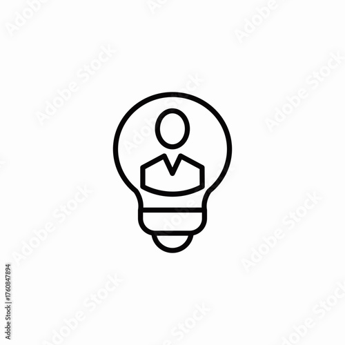 lightbulb idea innovation icon sign vector
