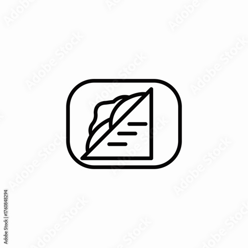 sandwich lunch food icon sign vector