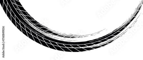 Tire tread marks, wheel textures, tire marks - car racing, motocross, drift, rally, off-road and others.