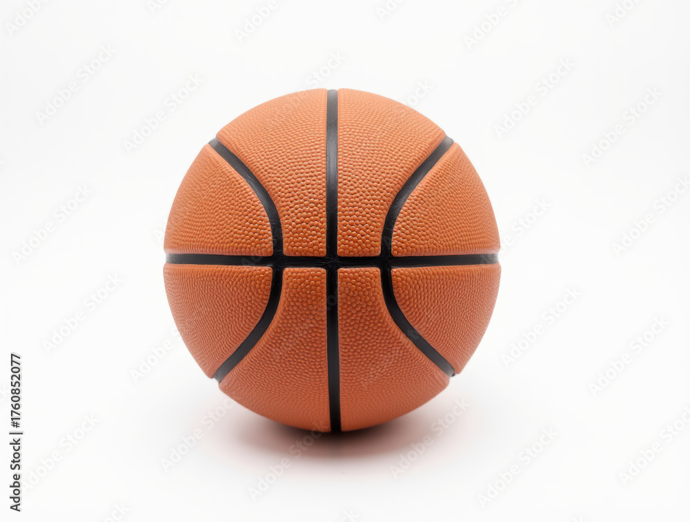 Fototapeta premium Basketball On White Background.