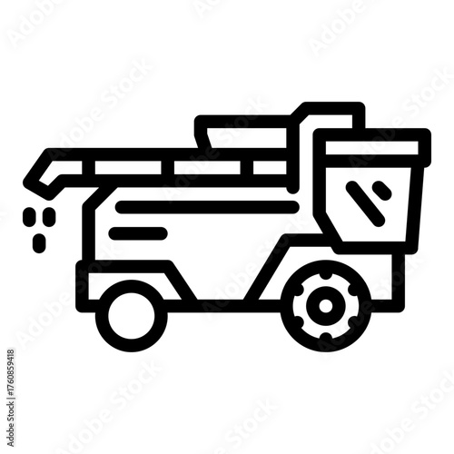 farming harvester icon