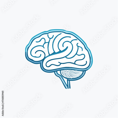 Stylized cerebral artwork depicting cognitive function, intelligence and neurology