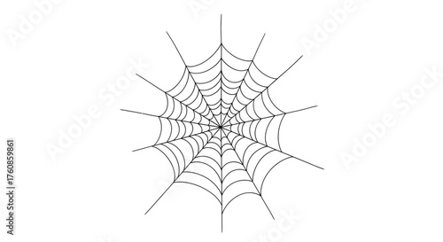 Intricate spiderweb design capturing the essence of halloween season and gothic style