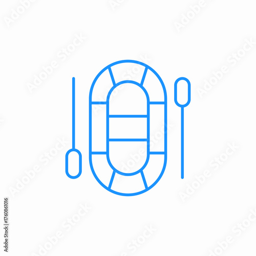floating boat icon sign vector
