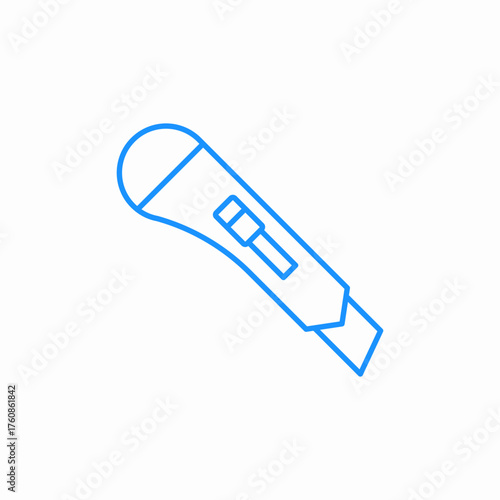 paper cutter icon sign vector