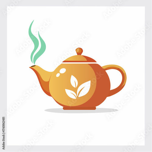 Stylized teapot illustration conveying warmth and healthy beverage consumption