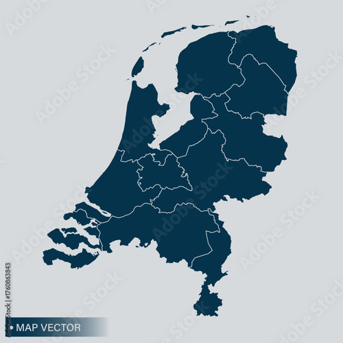 Netherlands map