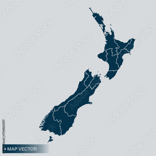 New Zealand map