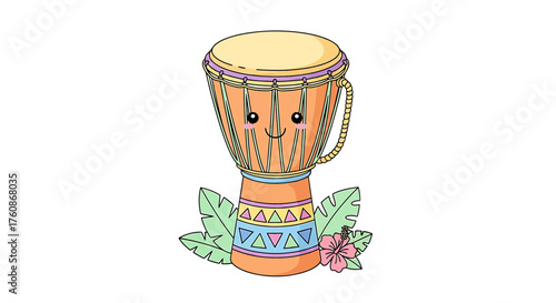 A vintage ceramic coffee mug with a gold handle and traditional decoration is an isolated object for a hot beverage