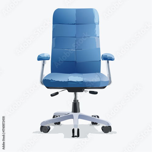 Moderner Bürostuhl mit Rollen