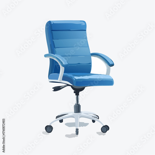 Moderner Bürostuhl mit Rollen