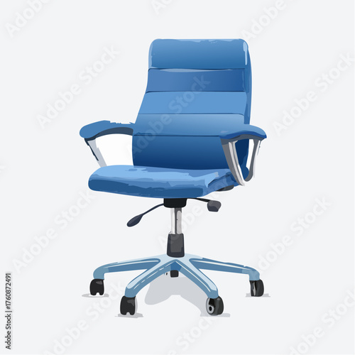 Moderner Bürostuhl mit Rollen