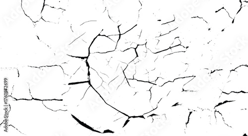 A black and white drawing of cracked walls, vintage grunge texture, a black and white drawing of a cracked land, grunge texture of old paint wall, vintage cracked background. 