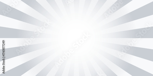 Ray sun light. Sunburst background. Radial circle line. Pattern starburst. Comic beam lines. Sun effect rays. Abstract firework. Concentration stripe. Cartoons lightning style. Vector illustration