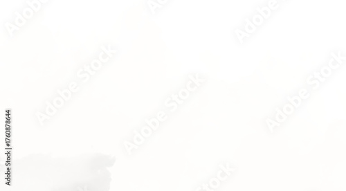 Abstract white smoke or clouds against a black background