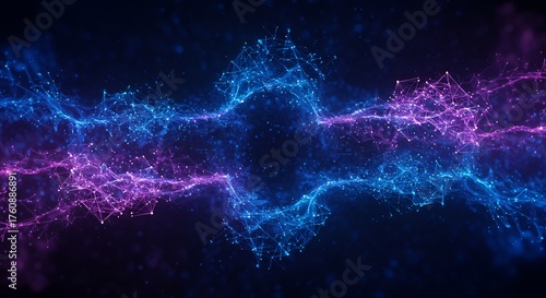 Quantum Computing Network Data Flow Visualization