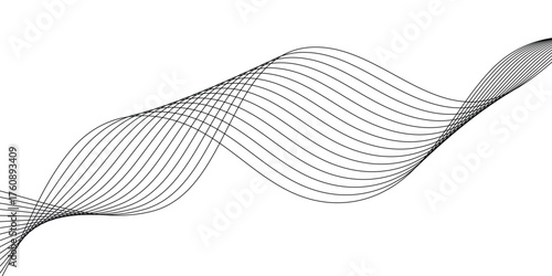 simple blend wavy line design for banner poster background.