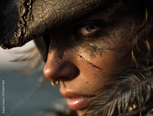 Close-up portrait of a pers...