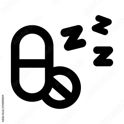 sleeping pill icon 