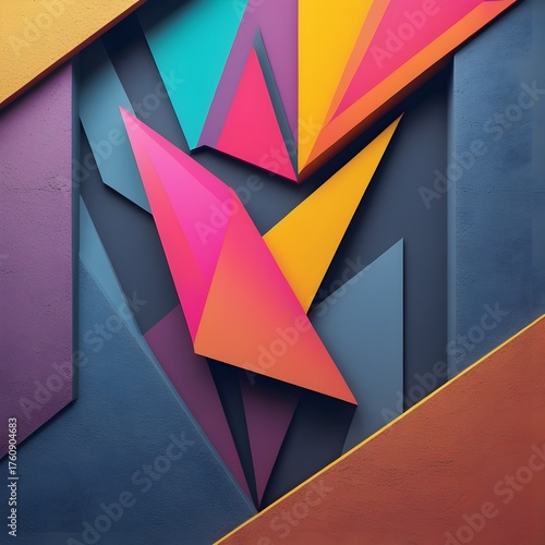 abstract background with triangles