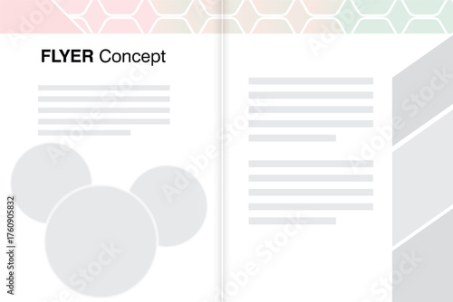 Modern Flyer Concept Template – Minimal and Elegant Layout for Marketing & Promotion