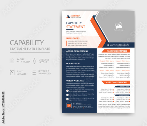 Capability Statement Template Design