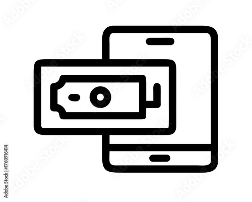 Mobile payment with a smartphone and a bill