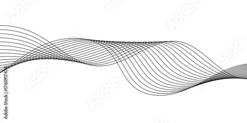 simple black blend line design for banner poster background.