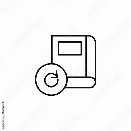 history book icon icon sign vector