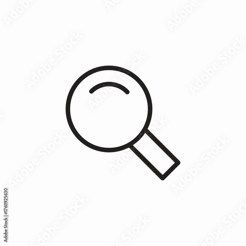 magnifying glass search icon sign vector