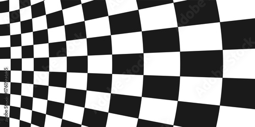 Seamless transparent checkered pattern background. Gray and white checkered background. Abstract checkered chessboard. Vector element.