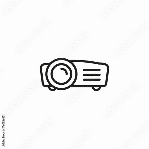 video projector icon icon sign vector