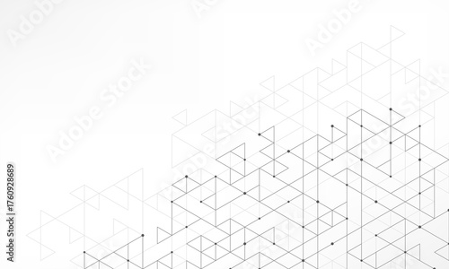 Abstract vector background with a geometric pattern of triangle shapes. Graphic design element 