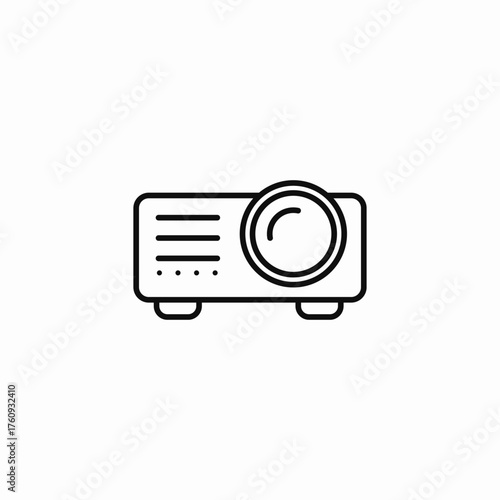 home projector appliance icon sign vector