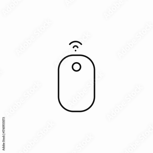 smart door sensor icon sign vector