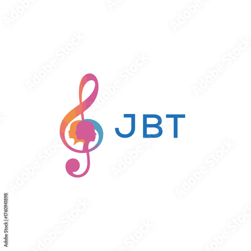 "JBT Music and Arts Logo Design, Abstract Treble Clef with Human Faces", JBT Later Logo, 

JBT music, logo, JBT design, treble clef, JBT musical note, JBT abstract, silhouette, JBT human faces, JBT pr