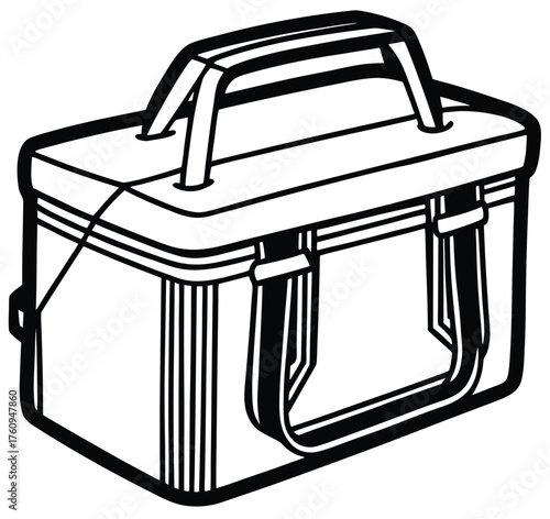 Durable and functional large insulated cooler bag, perfect for picnics, outdoor events, and keeping food and drinks refreshingly cold for extended periods during travel and excursions