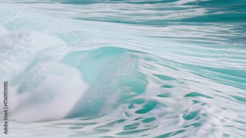 Ocean wave crashing background stock footage nature water seascape