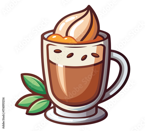 A delightful, steamy, creamy nut milk beverage, a comforting treat perfect for any moment. This warm drink, topped with a delicate swirl, offers a hug in a mug