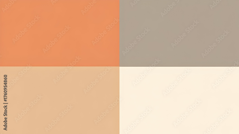 Fototapeta premium Minimalist Colour Block Grid