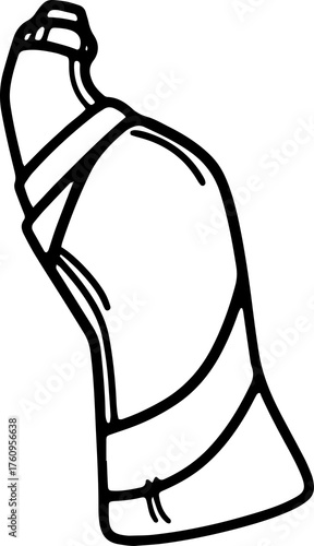 vector illustration of a spray plastic ion