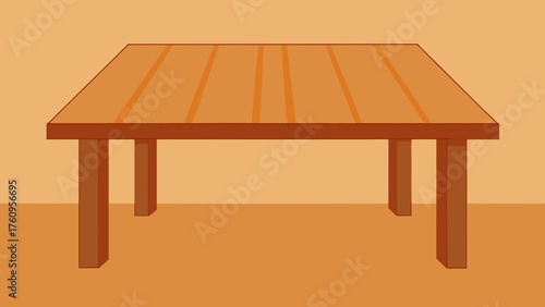 Natural Grain Wooden Table Surface Texture