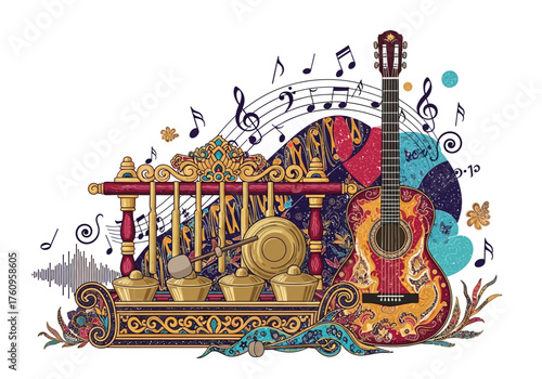 Guitar clip art preview
