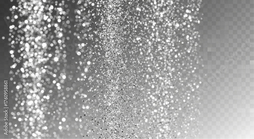 A cascade of sparkling light, creating an ethereal spectacle, captures the play of light. vector illustration overlay