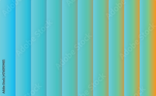 Gradient Stripes of Colors: An abstract display of vertical color gradients creates a visual rhythm, blending soft hues of blue, teal, and orange, offering a sense of depth and vibrancy.