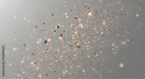 A captivating and radiant display of glimmering particles. These beautiful light particles evoke a sense of elegance, allure, and wonder. vector illustration