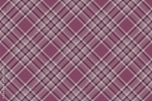 Marriage fabric tartan plaid, site textile vector seamless. Vertical texture background check pattern in pastel and pink colors.