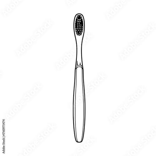 Toothbrush Isolated Illustration for Dental Health 