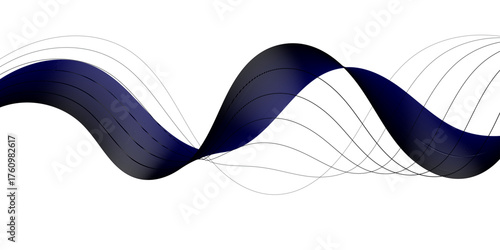 abstract colourful wave blend design background