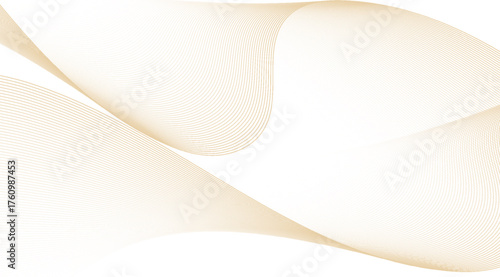 Elegant wave pattern in a light cream hue showcases a graceful flow of parallel lines against a clean, bright backdrop, creating a soothing and minimalist aesthetic.